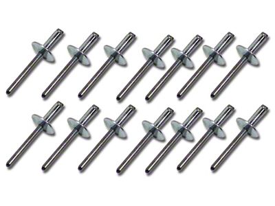 Auto Accessories of America 1963-1967 Corvette Carpet Support Clip Rivet Set. 14 Piece