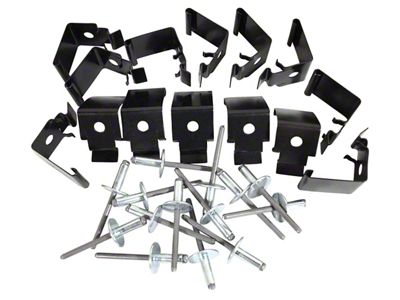Carpet Support Clip Set (63-67 Corvette C2)