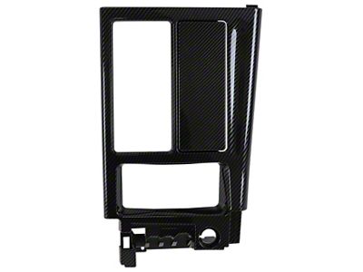 Center Console Shifter Plate; Carbon Fiber Finish (94-96 Corvette C4)