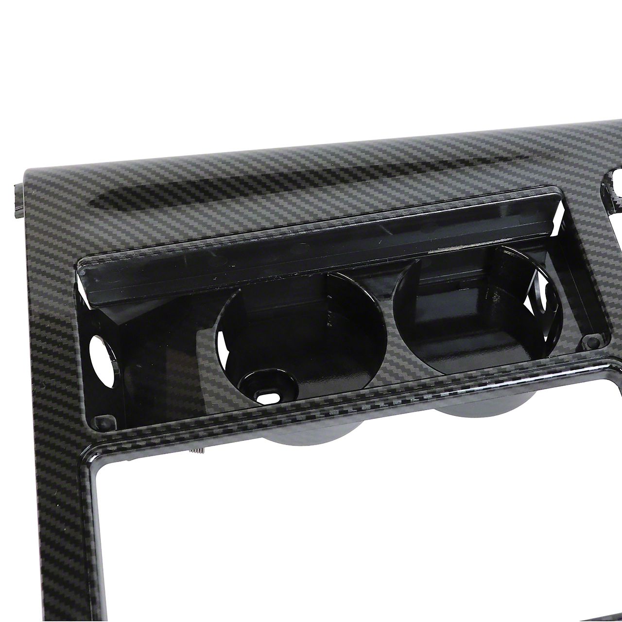 CA Ecklers Center Console Shifter Plate; Carbon Fiber Finish