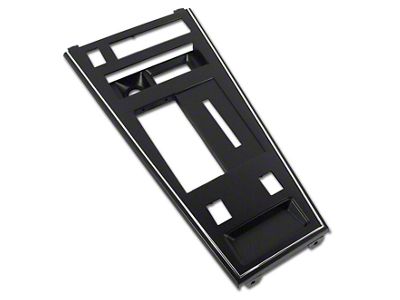 Center Console Shifter Plate for Power Windows/Rear Defroster (Late 80-82 Corvette C3 Base)