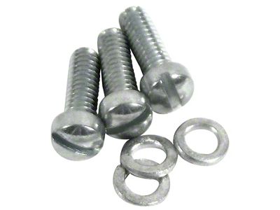 Choke Housing Mount Screws; 3-Pieces (59-65 Corvette C1)