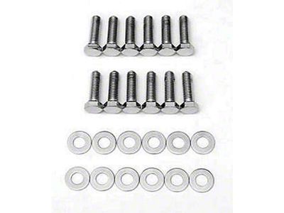 1968-1986 Corvette Chrome Intake Manifold Bolt Kit - Small Block