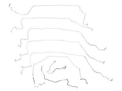 Complete Brake Line Kit; OE Material (92-93 Corvette C4)