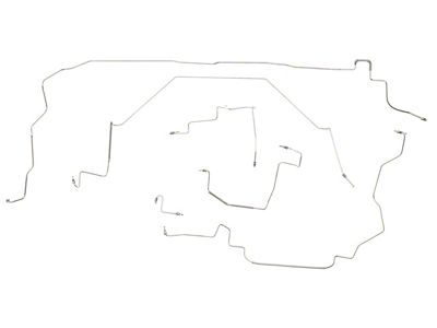 Complete Brake Line Kit; Stainless Steel (84-85 Corvette C4)