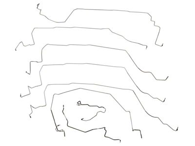 Complete Brake Line Kit; Stainless Steel (94-95 Corvette C4)
