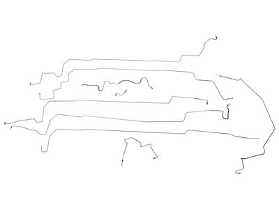 Complete Brake Line Kit; Stainless Steel (1986 Corvette C4)