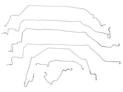 Complete Brake Line Kit; Stainless Steel (1996 Corvette C4)