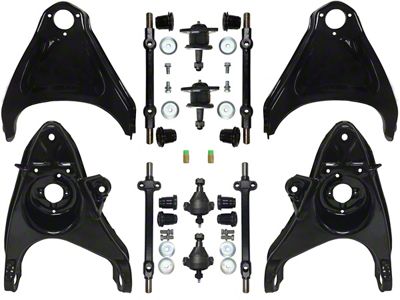 1968-1982 Corvette Complete Control Arm Set Complete Set with Poly Bushings
