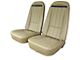 CA Complete Seats with Mounted Deluxe OE Style Leather-Like Vinyl Seat Upholstery (72-74 Corvette C3)