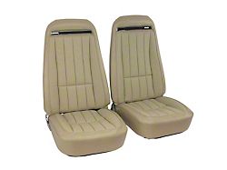 CA Complete Seats with Mounted Deluxe OE Style Leather-Like Vinyl Seat Upholstery (1975 Corvette C3)