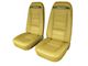 CA Complete Seats with Mounted Deluxe OE Style Leather-Like Vinyl Seat Upholstery (1975 Corvette C3)