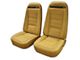CA Complete Seats with Mounted OE Spec Leather and Vinyl Seat Upholstery (73-74 Corvette C3)