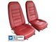 CA Complete Seats with Mounted OE Spec Leather and Vinyl Seat Upholstery (76-78 Corvette C3)