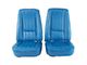 CA Complete Seats with Mounted Premium Leather Seat Upholstery (Early 1968 Corvette C3)