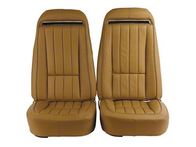 CA Complete Seats with Mounted Premium Leather Seat Upholstery (70-71 Corvette C3)