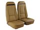 CA Complete Seats with Mounted Premium Leather Seat Upholstery (70-71 Corvette C3)