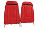 CA Complete Seats with Mounted Premium Leather Seat Upholstery (70-71 Corvette C3)
