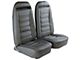 CA Complete Seats with Mounted Premium Leather Seat Upholstery (1975 Corvette C3)