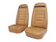 CA Complete Seats with Mounted Premium Leather Seat Upholstery and Shoulder Harness (1975 Corvette C3)