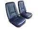 CA Complete Seats with Mounted Reproduction Vinyl Seat Upholstery (Early 1968 Corvette C3)