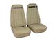 CA Complete Seats with Mounted Reproduction Vinyl Seat Upholstery and Shoulder Harness (1975 Corvette C3)