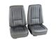 CA Complete Seats with Mounted Reproduction Vinyl Seat Upholstery (1969 Corvette C3)