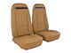 CA Complete Seats with Mounted Reproduction Vinyl Seat Upholstery (1975 Corvette C3)
