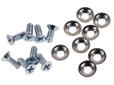 Convertible Top Pad To Frame Screw Set; 16-Piece (63-67 Corvette C2 Convertible)