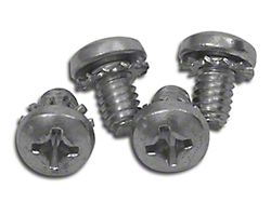 Auto Accessories of America Convertible Top Rear Latch Retainer Screws. 4 Piece (63-67 Corvette C2)