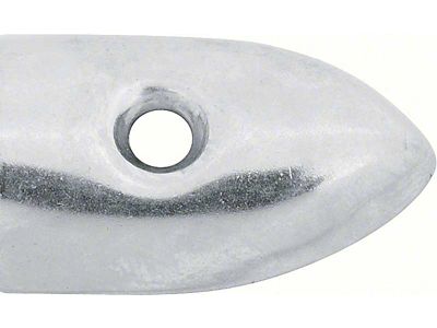 1953-1970 Corvette Convertible Top Rear Window Binding End Clip - with Screw