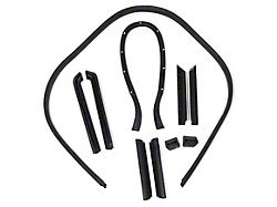 CA Convertible Top Weatherstrip Kit with Fastener Set (68-75 Corvette C3 Convertible)