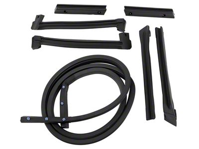 CA Convertible Top Weatherstrip Kit; USA Made (86-96 Corvette C4 Convertible)