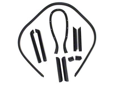 CA Convertible Top Weatherstrip Kit (68-75 Corvette C3 Convertible)
