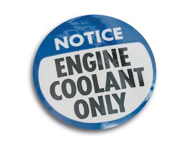 Coolant Warning Decal (78-81 Corvette C3)