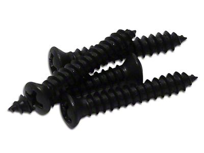 1984-1996 Corvette Coupe Rear Window Side Trim Screws. 4 Piece