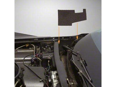1973-1982 Corvette Cowl Vent Air Filter