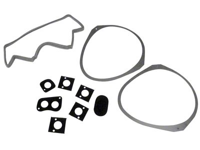 1968-1977 Corvette Dash Gauge Seal Kit. 9 Piece