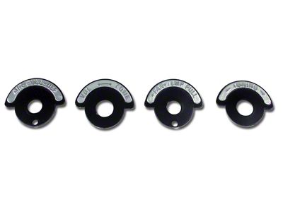 1964 Corvette Dash Indicators. 4 Piece Set