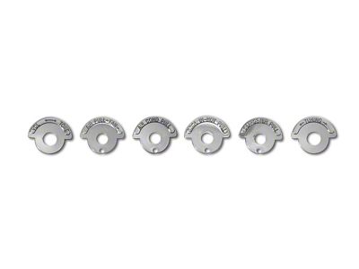 1965-1967 Corvette Dash Indicators. 6 Piece Set with Air Conditioning