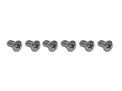 CA 1964-1966 Corvette Dash Insert Screws, 64-Late. 6 Piece Set
