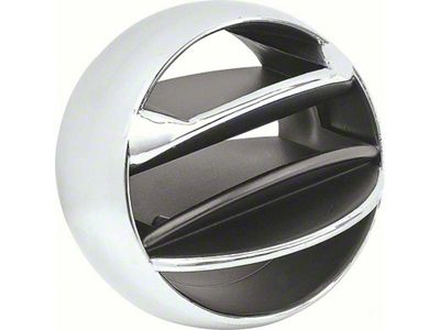 1968-1977 Corvette Dash Vent Ball - Chrome