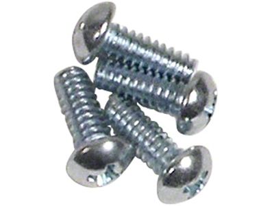 Decklid Latch Screws; 4-Pieces (58-62 Corvette C1)