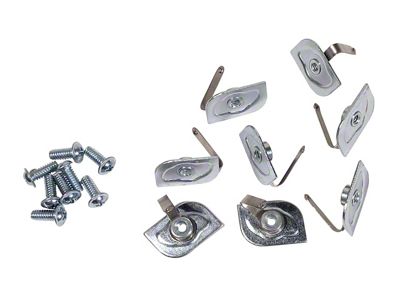 1953-1962 Corvette Decklid Molding Clips and Screws