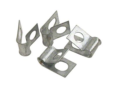 1963-1975 Corvette Decklid Release Cable Mechanism Clamps 4 Piece Set