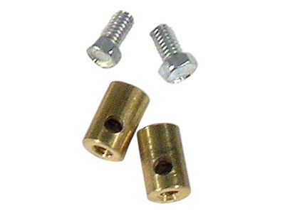 1968-1975 Corvette Decklid Release Rod Stops with Screws
