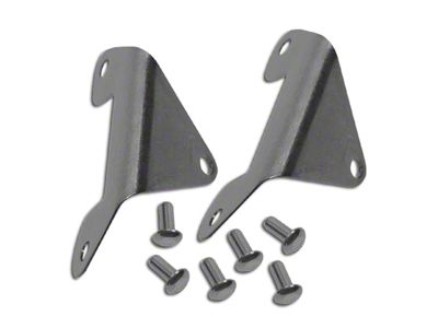 1963-1967 Corvette Decklid Side Striker Plates. with Rivet