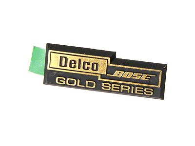 1990-1996 Corvette Delco Bose Gold Series Speaker Emblem