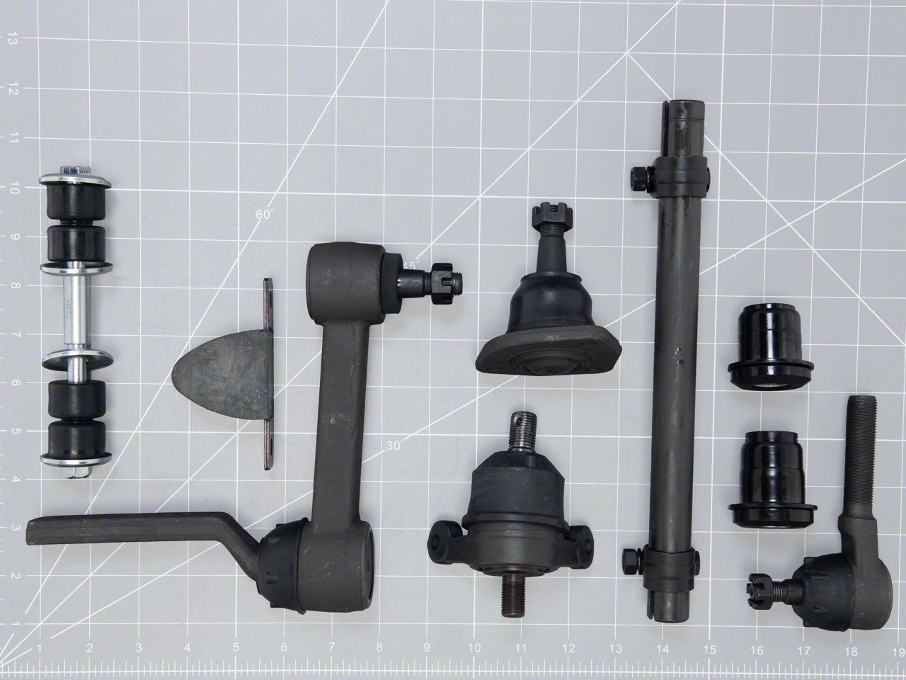CA Ecklers Deluxe Front Suspension Rebuild Kit with Poly Bushings