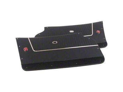 Deluxe Leather Door Panels with Trim (63-64 Corvette C2 Coupe)